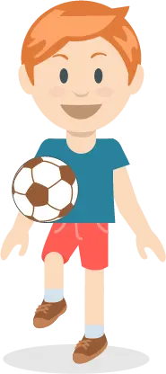 Enfant garçon football